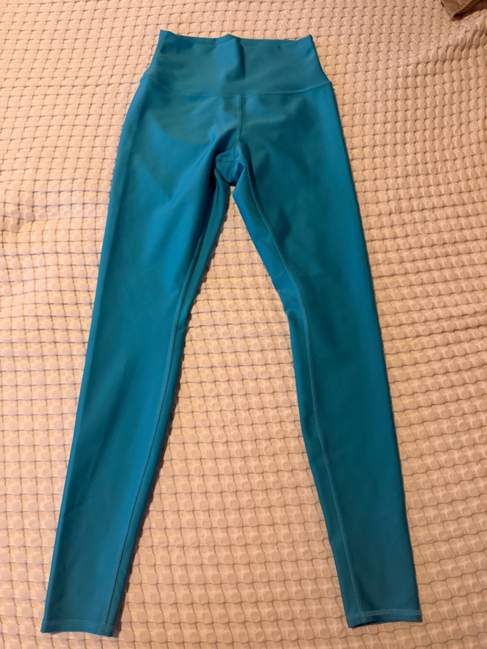 ALO Yoga Bright Teal High-Waist Leggings